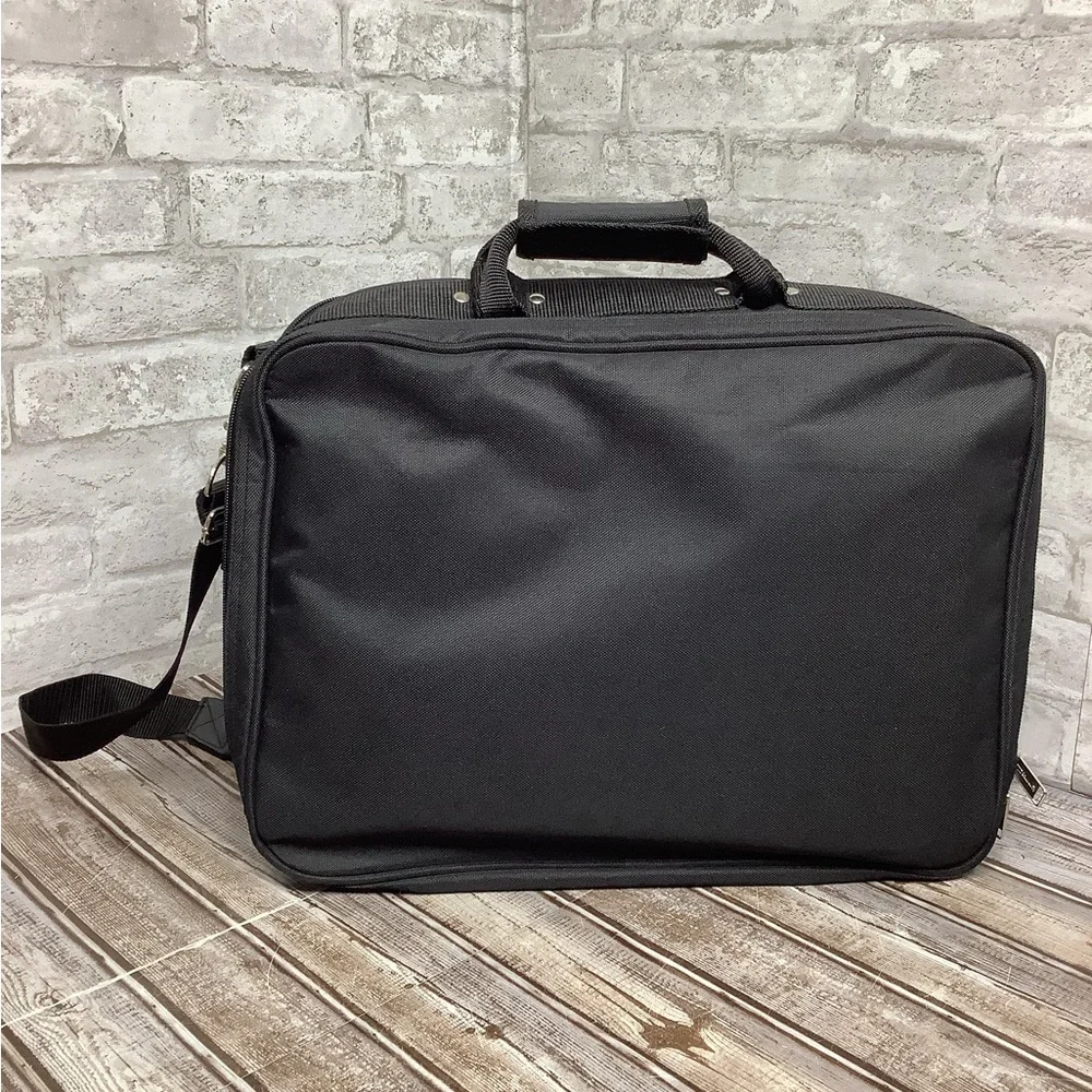 NFL Ballistic Nylon Black Expandable Laptop Tablet Briefcase Rare Football NWOT